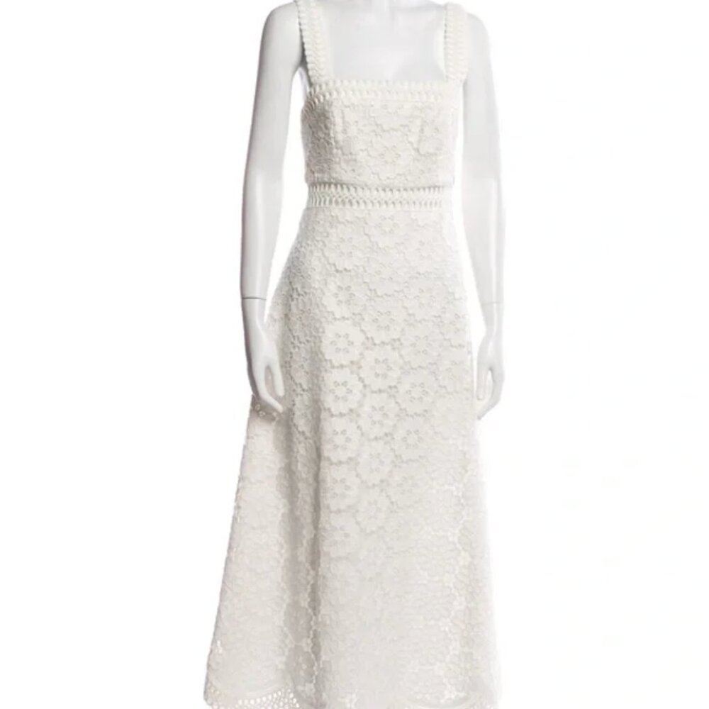 Zimmermann Eyelet Midi Dress